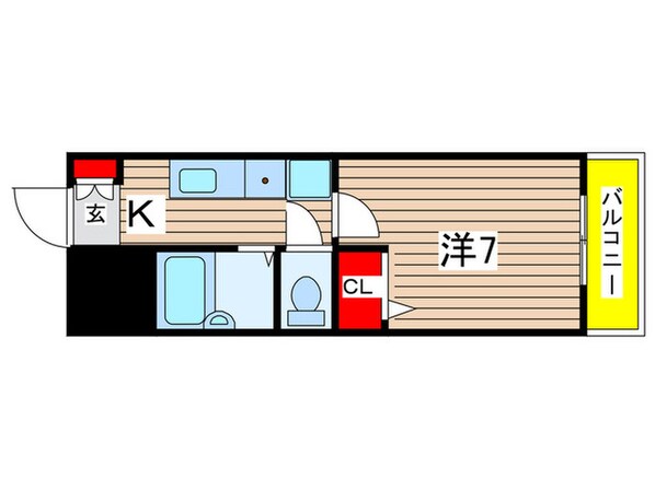 ミーレ学園前の物件間取画像